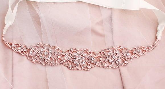 Cinto de Strass Renda Francesa