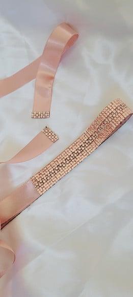 Cinto de Strass Rosé Gold