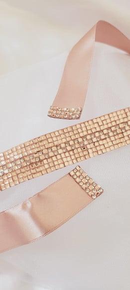 Cinto de Strass Rosé Gold