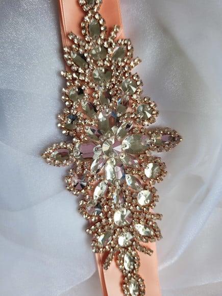 Cinto de Strass Rosé Gold