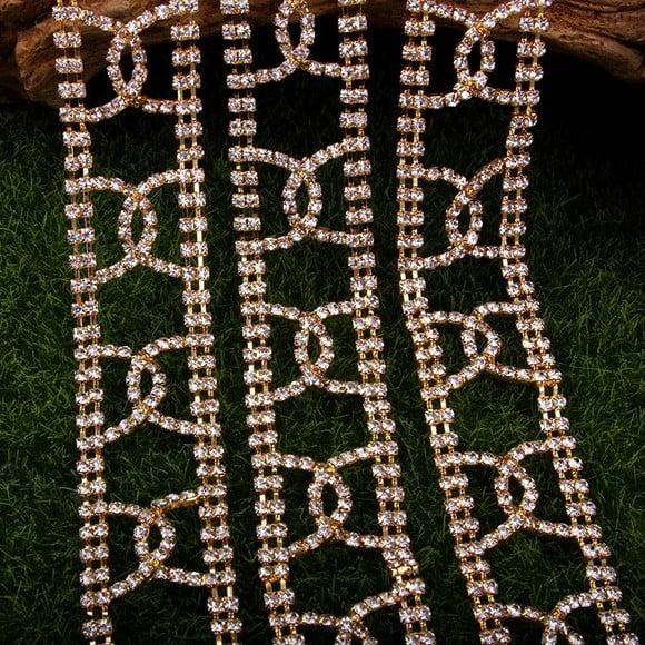 Cinto Dourado Rede de Strass