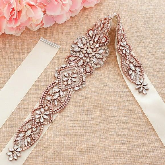 Cinto Rose Gold com Pedrarias