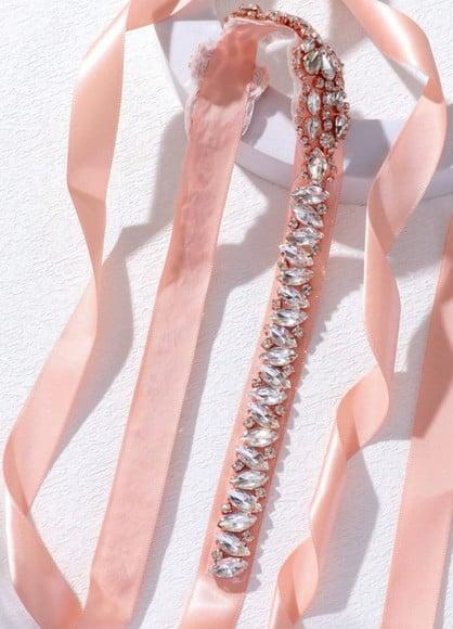 Cinto Rose Gold com Pedras