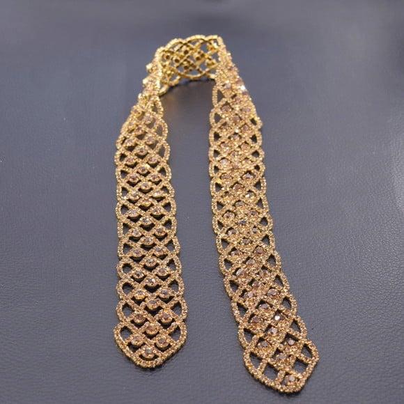 Cinto strass quadriculado 2 cores