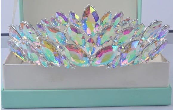 Coroa de cristal luxuosa