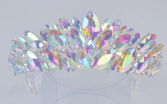 Coroa de cristal luxuosa