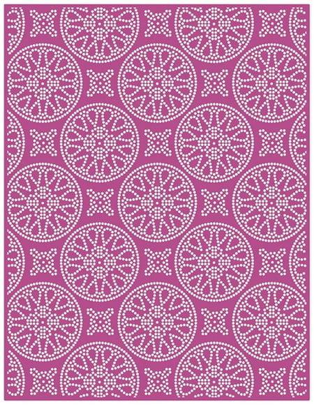 Faquinha de Corte Fundo pontilhado Rendas