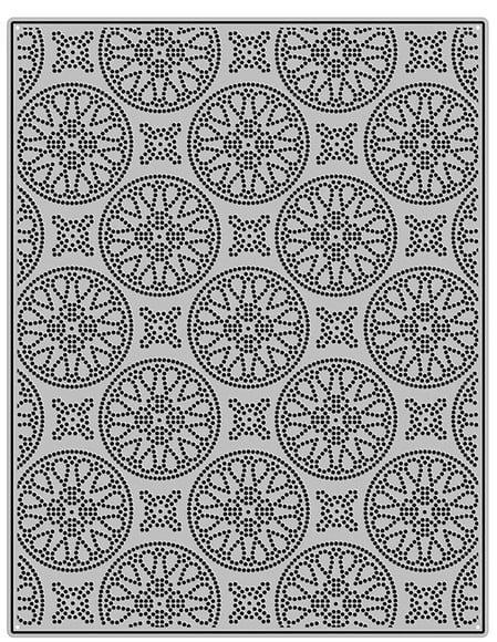 Faquinha de Corte Fundo pontilhado Rendas