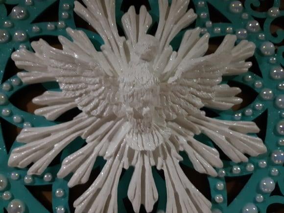 Mandala Espírito Santo Azul