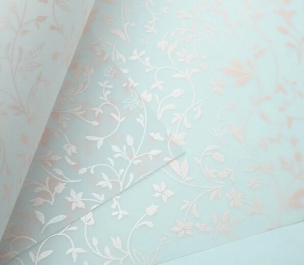 Papel Vegetal Estampa Floral 10 folhas A4