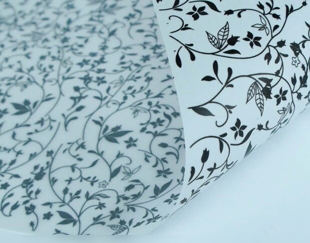 Papel Vegetal Estampa Floral 10 folhas A4