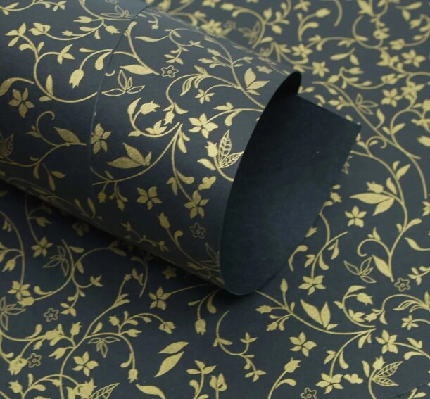Papel Estampado Floral - 10 folhas A4