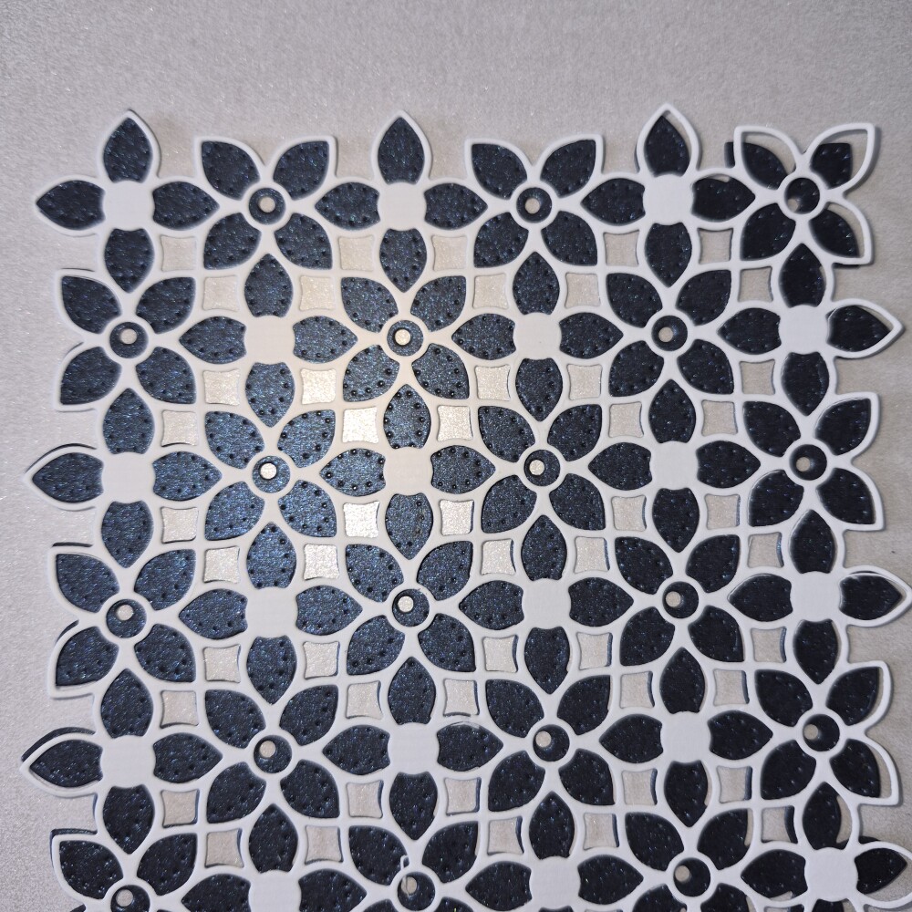 Aplique rendado duplo 12 X 12 cm - 10 kits
