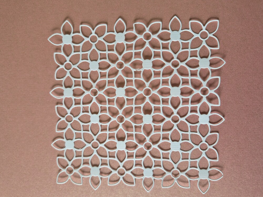 Aplique rendado duplo 12 X 12 cm - 10 kits
