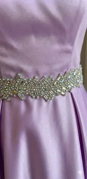 Aplique de Strass e Mini Espelhos 90cm