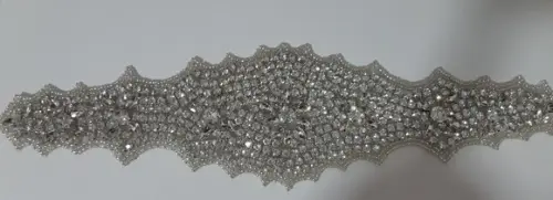 Aplique de strass grande para vestidos ou cinto