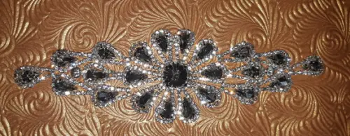 Aplique Flor de Strass para vestido de noiva ou festa