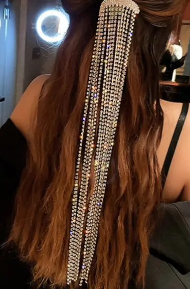 Arranjo De Cabelo Em Strass