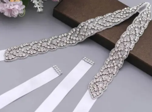 Cinto de de strass entrelaços