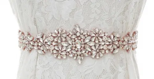Cinto de Pedraria Rosé Gold