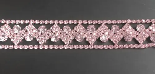Cinto De Strass Chevron Dourado, Prata Ou Rosé