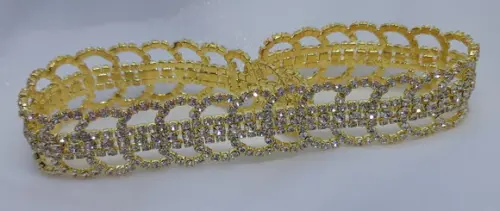 Cinto de strass Dourado