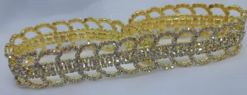 Cinto de strass Dourado