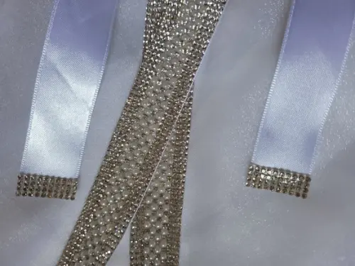 Cinto de Strass e Mini Pérolas Sob Medida