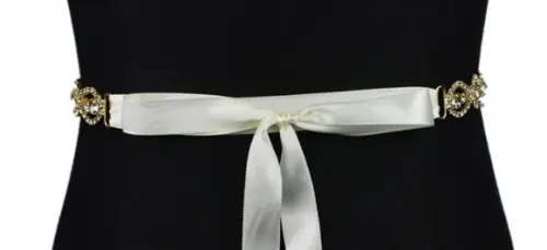 Cinto de strass Flor para vestido de noiva ou de festa