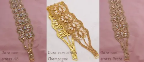 Cinto de Strass Flores em 7 Cores