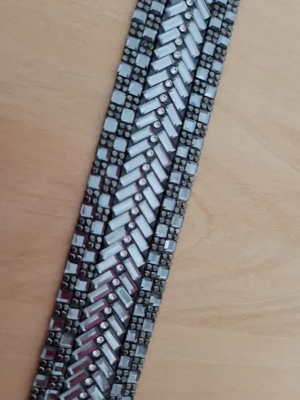 Cinto de strass fumê