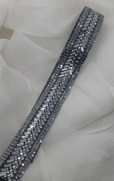 Cinto de Strass Grafite