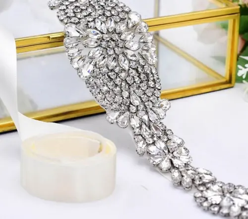 Cinto de Strass Luxo, Prata, Rosé ou Dourado