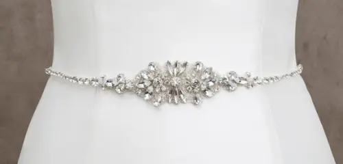 Cinto De Strass Prata