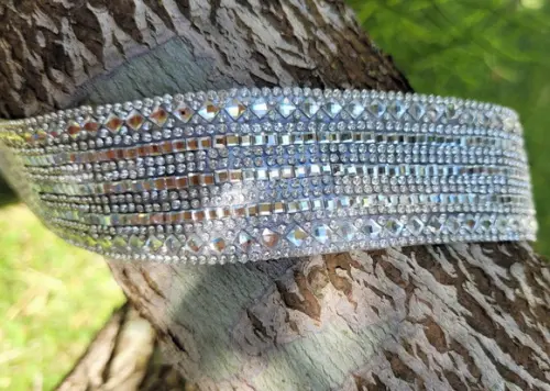 Cinto De Strass Prata Cintura Inteira