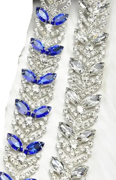 Cinto De Strass Prata Ou Azul Com Prata
