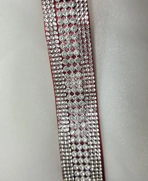 Cinto de Strass Prata Sob Medida
