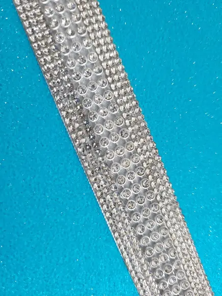 Cinto de Strass Prata Sob Medida