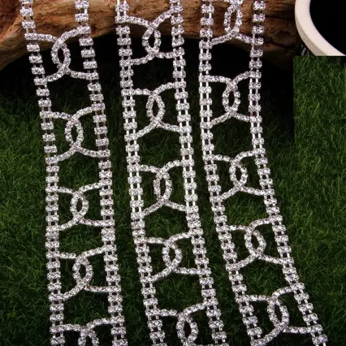Cinto de Strass Rede de Prata
