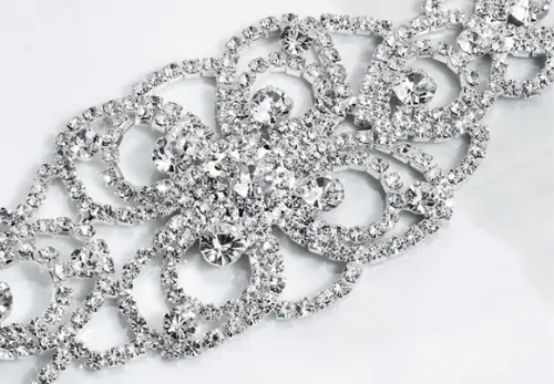 Cinto de Strass Renda Francesa