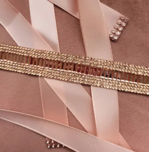 Cinto de Strass Rose Gold