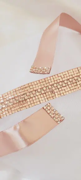 Cinto de Strass Rosé Gold