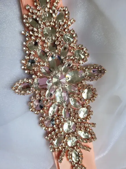 Cinto de Strass Rosé Gold