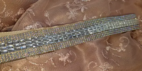 Cinto Prata Com Strass Boreal (furta Cor)