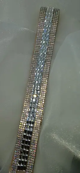 Cinto Prata Com Strass Boreal (furta Cor)