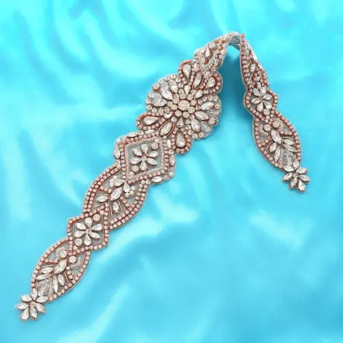 Cinto Rose Gold com Pedrarias