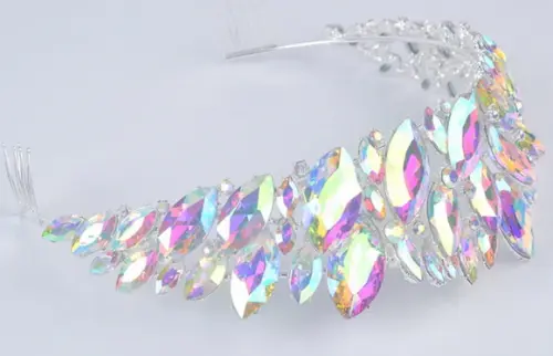Coroa de cristal luxuosa