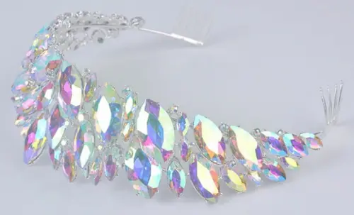 Coroa de cristal luxuosa