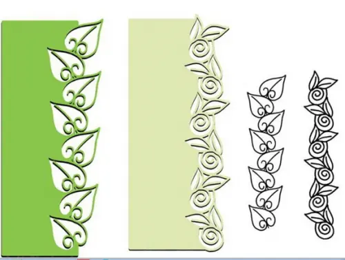 Faca de Corte p/ Scrapbook Bordas de folhas