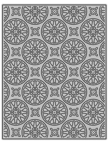 Faquinha de Corte Fundo pontilhado Rendas